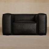 Single-Full Grain Leather-Charcoal