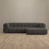 Puff Sofa Chaise Sectional (111")