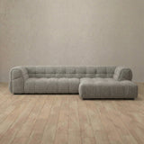 Puff Sofa Chaise Sectional (133")