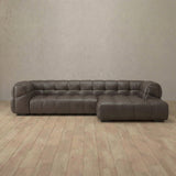 Puff Sofa Chaise Sectional (133")