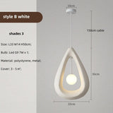 Hollow Triangle Wabi Sabi Pendant Light