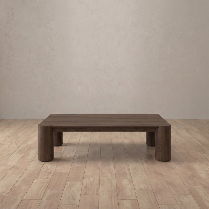 Lucca Coffee Table — Dark Walnut