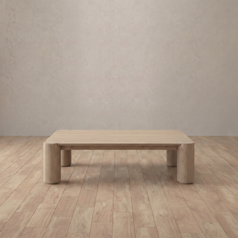 Lucca Coffee Table — White Oak