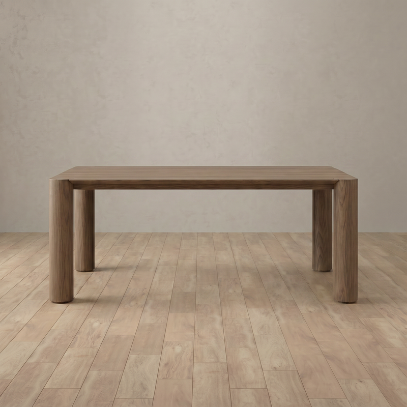 Lucca Dining Table — Walnut