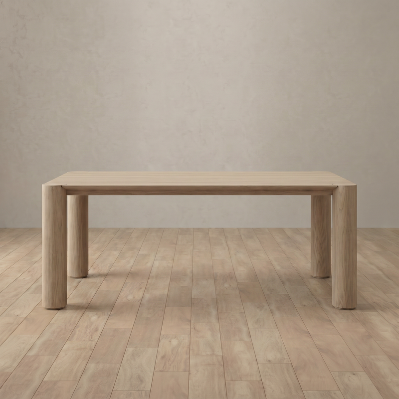 Lucca Dining Table — White Oak