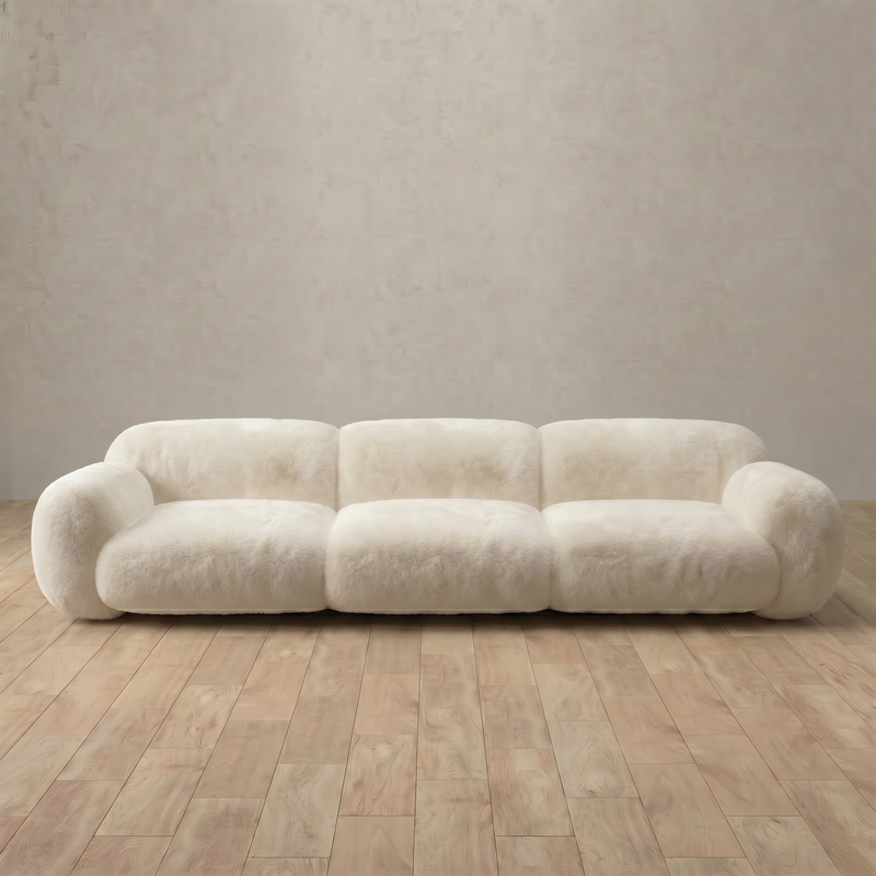 Aspen Cloud Sheepskin Sofa 3 Seater (126