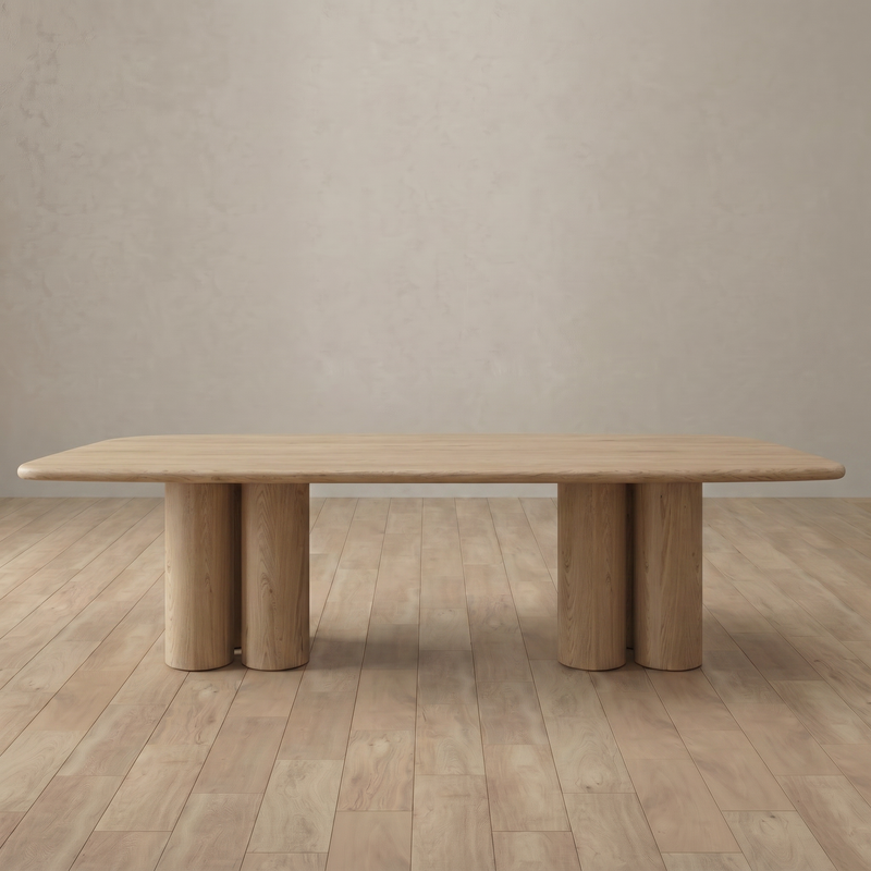 Mary Dining Table — White Oak