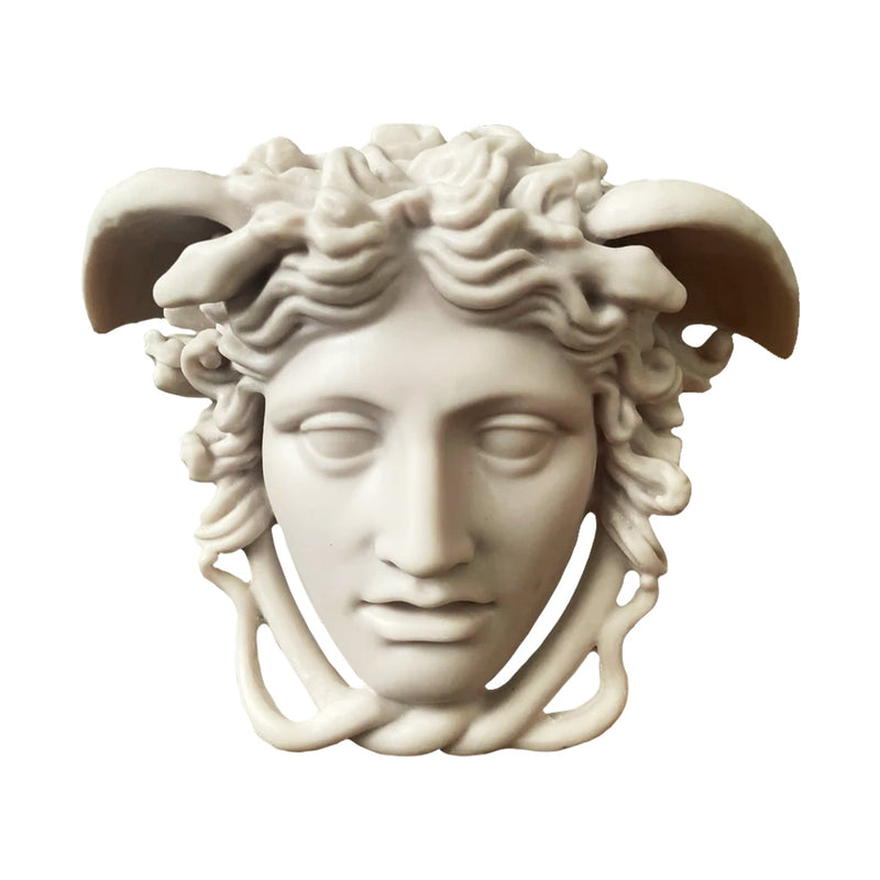 Medusa White Head Sculpture – Articture