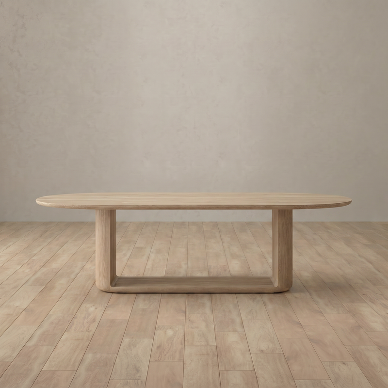 Modena Dining Table — White Oak