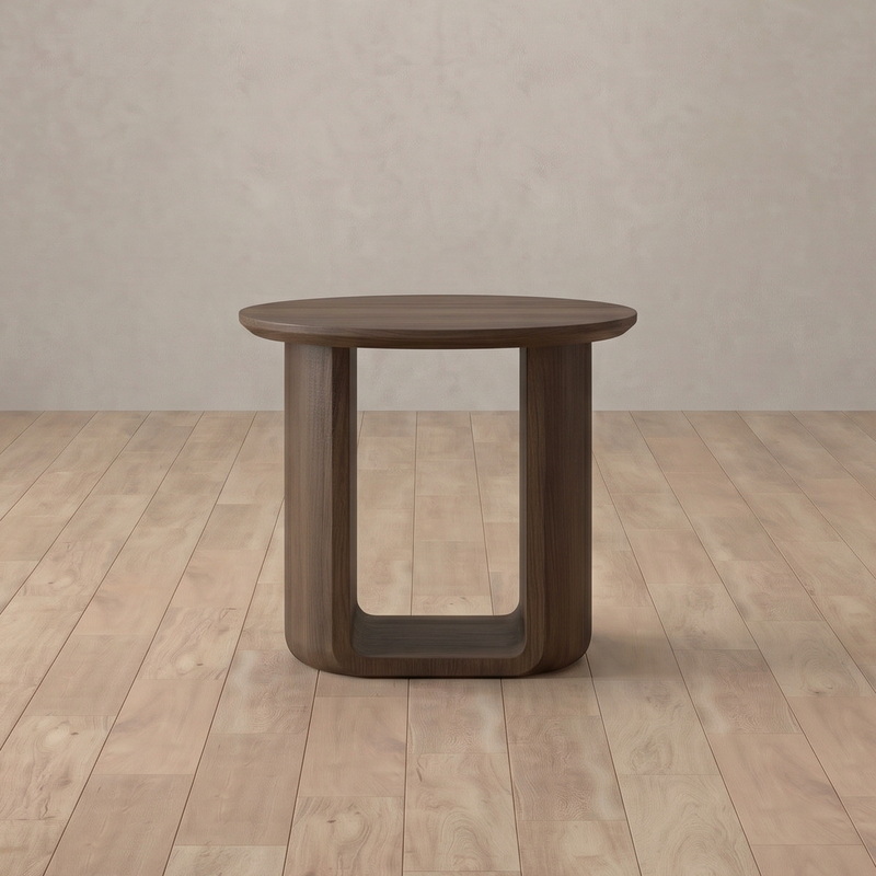 Modena Side Table — Dark Walnut