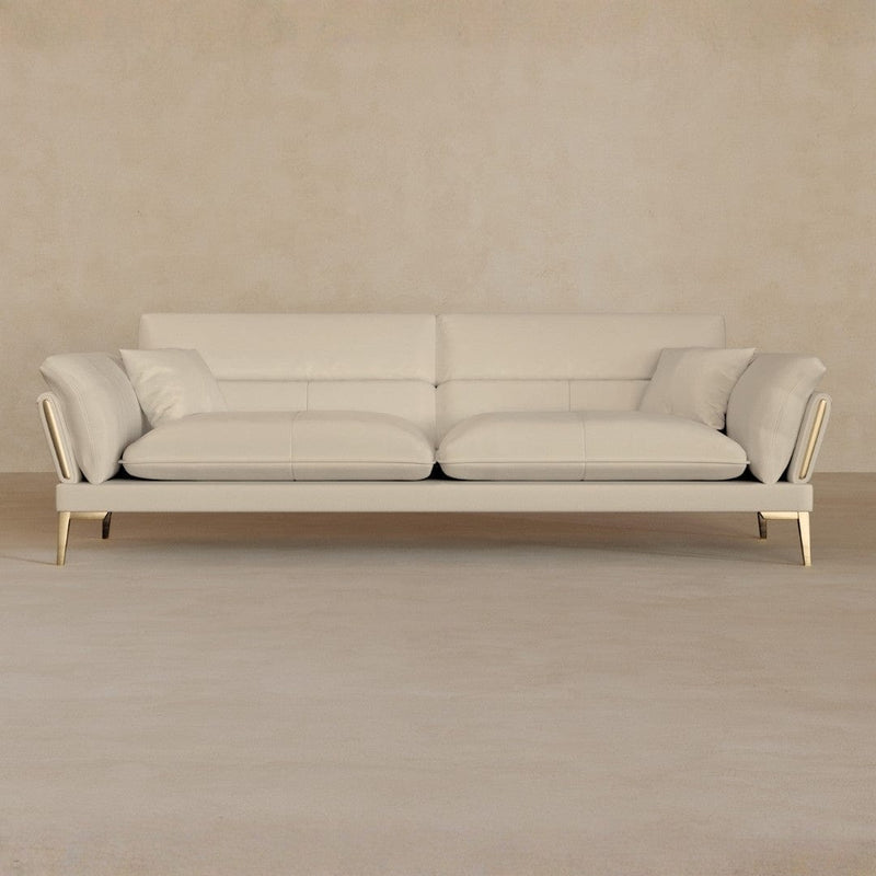 2 Seater-Full Grain Leather-Alabaster