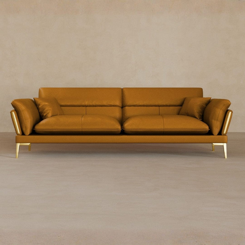 2 Seater-Full Grain Leather-Camel