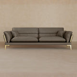 2 Seater-Full Grain Leather-Stone