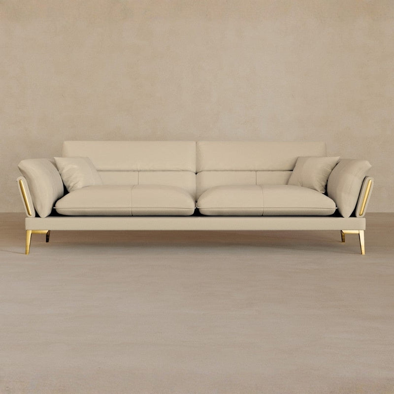 2 Seater-Top Grain Leather-Alabaster