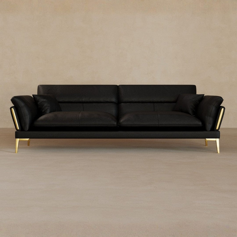 2 Seater-Top Grain Leather-Charcoal