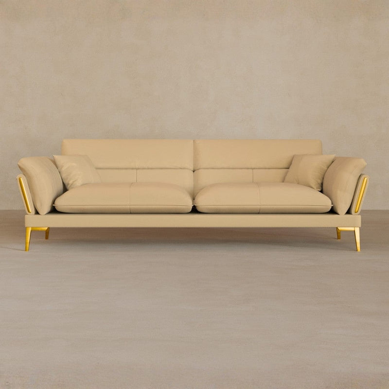 2 Seater-Top Grain Leather-Fawn