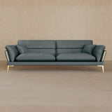 2 Seater-Top Grain Leather-Pewter