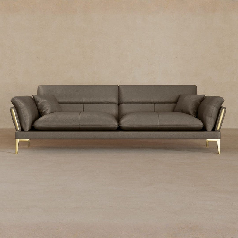 2 Seater-Top Grain Leather-Stone