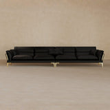 4 Seater-Full Grain Leather-Charcoal