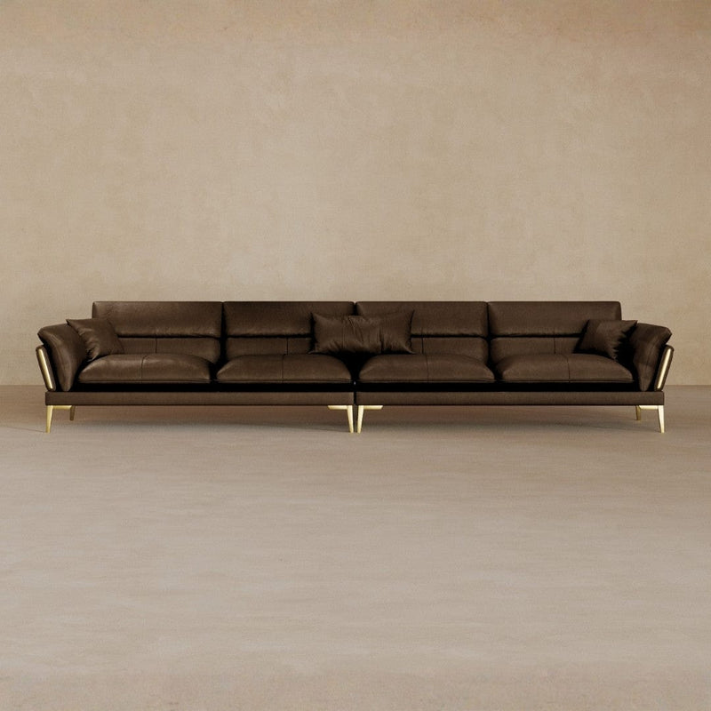 4 Seater-Full Grain Leather-Espresso