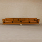 4 Seater-Top Grain Leather-Brandy