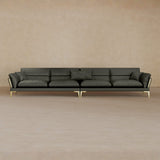 4 Seater-Top Grain Leather-Graphite