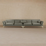 4 Seater-Top Grain Leather-Greige