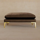 Ottoman-Full Grain Leather-Espresso