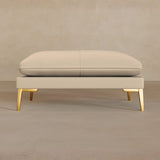 Ottoman-Full Grain Leather-Shell