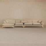 Right Chaise-Top Grain Leather-Shell