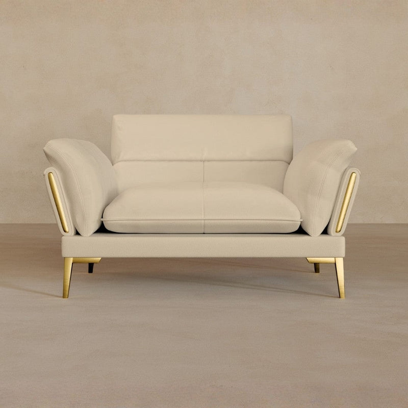 Single-Full Grain Leather-Alabaster