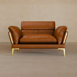 Single-Full Grain Leather-Brandy