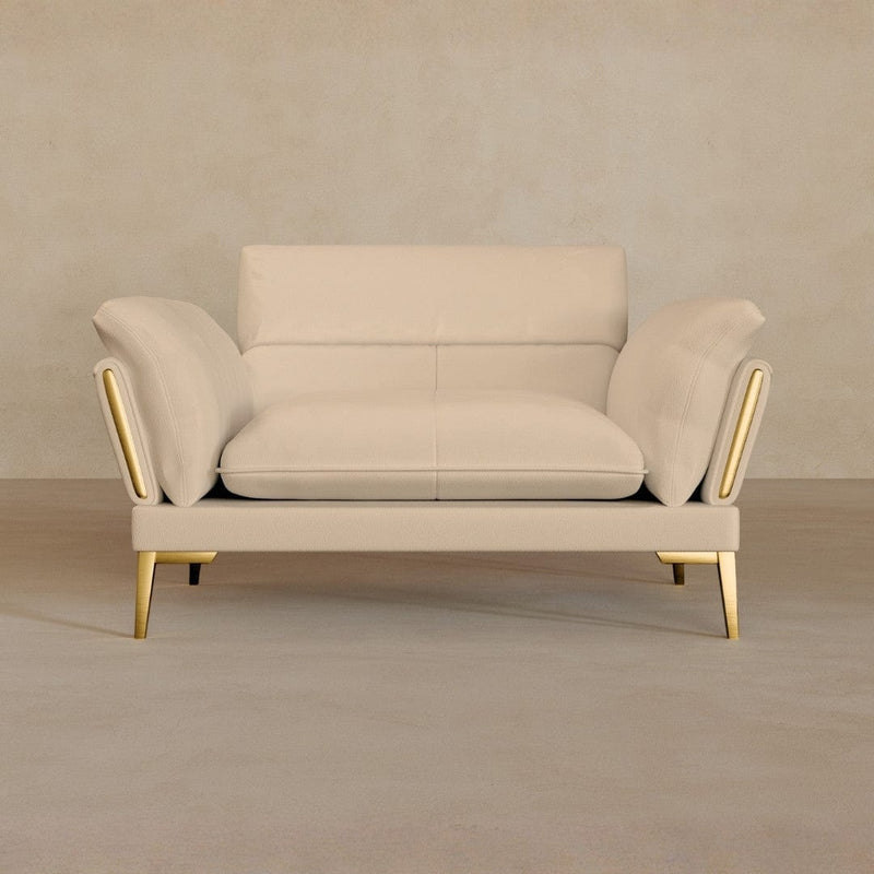 Single-Full Grain Leather-Chalk