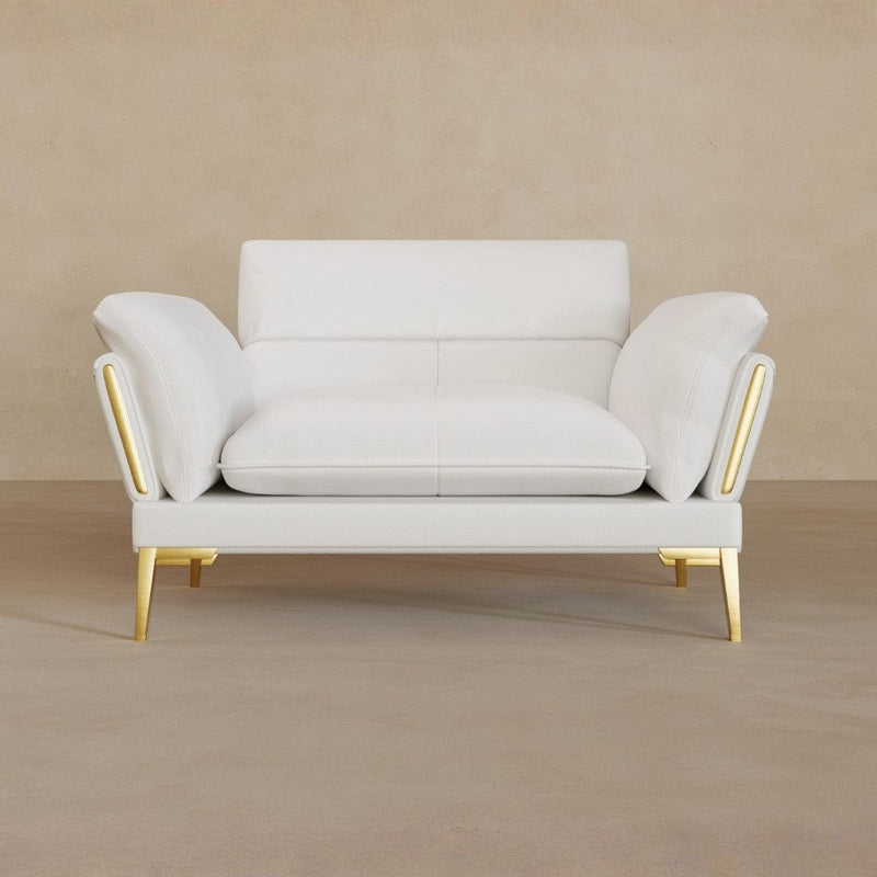 Single-Full Grain Leather-Ivory