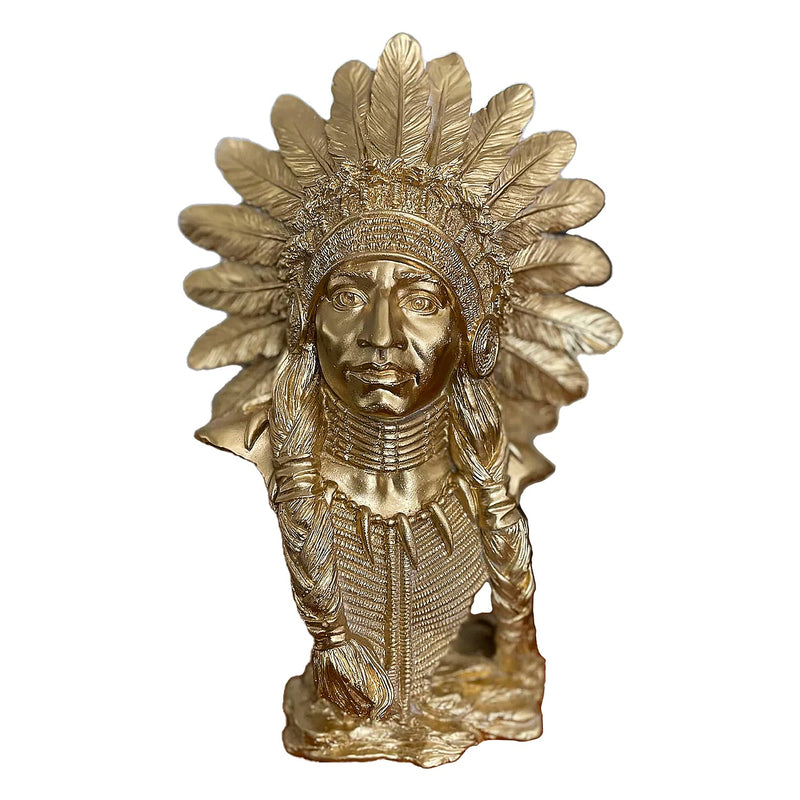 Golden Indian Sculpture