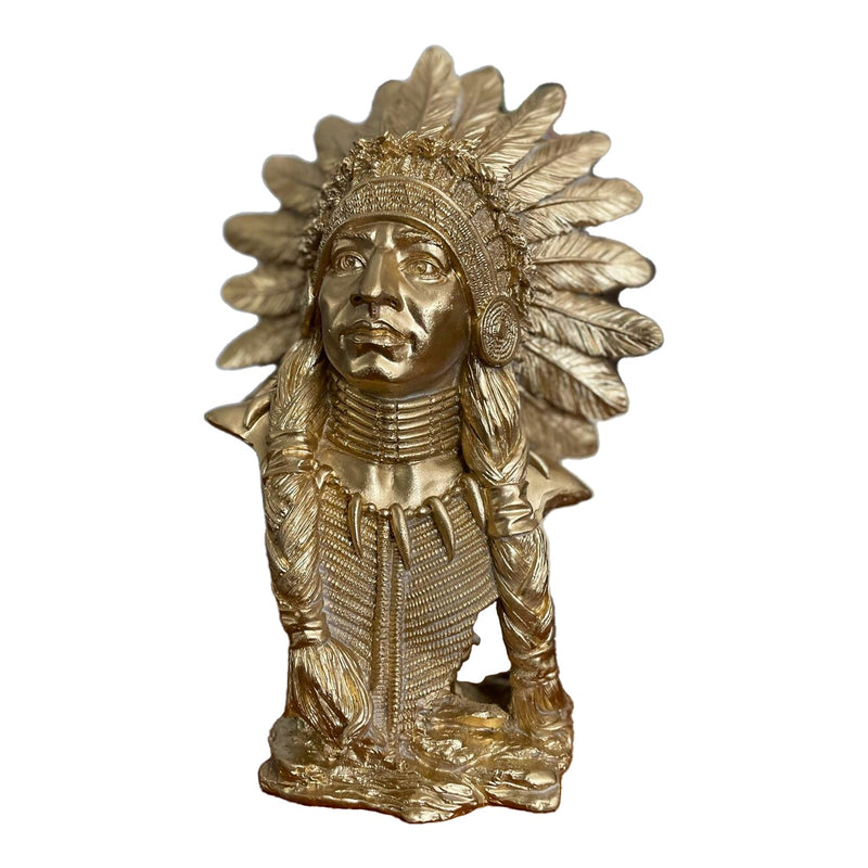 Golden Indian Sculpture
