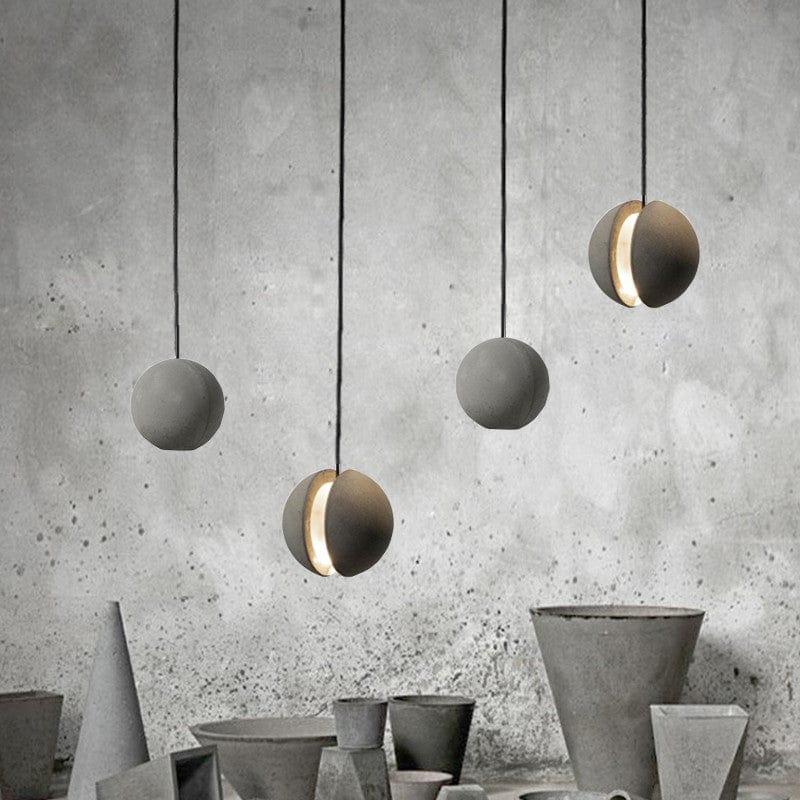Sphered Cement Pendant Light – Articture