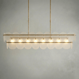 Opaline Rectangular Chandelier