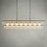 Opaline Rectangular Chandelier