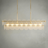 Opaline Rectangular Chandelier