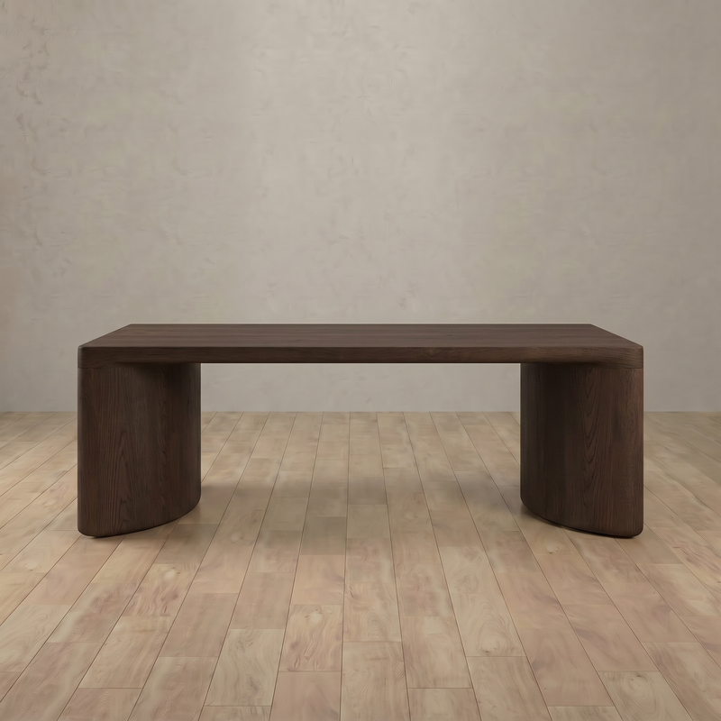 Oslo Dining Table — Dark Walnut