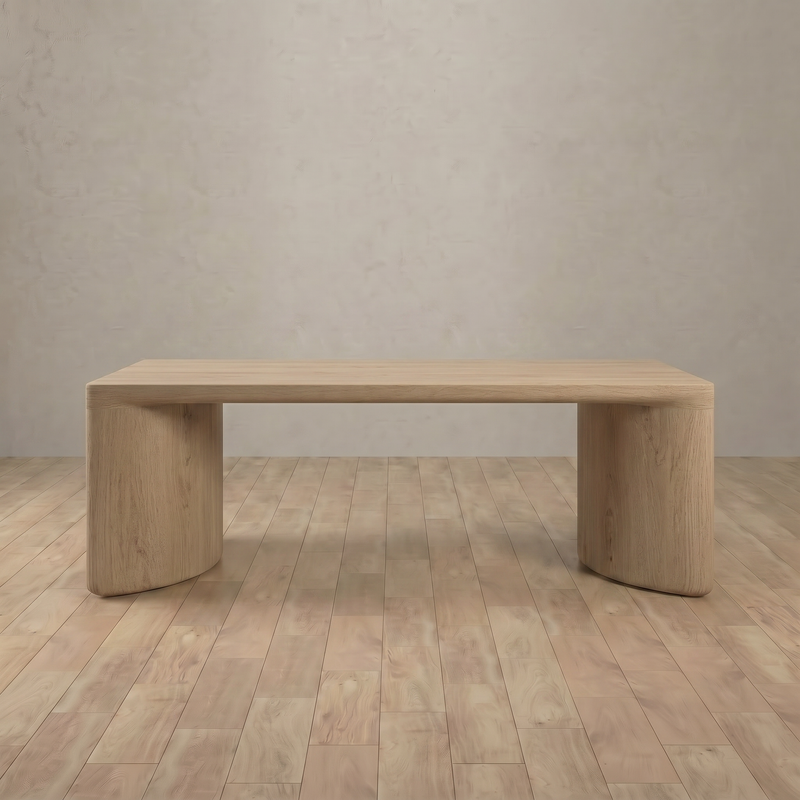 Oslo Dining Table — White Oak