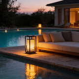 Cage Post Light (Outdoor Solar)