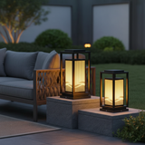 Cage Post Light (Outdoor Solar)