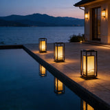 Cage Post Light (Outdoor Solar)