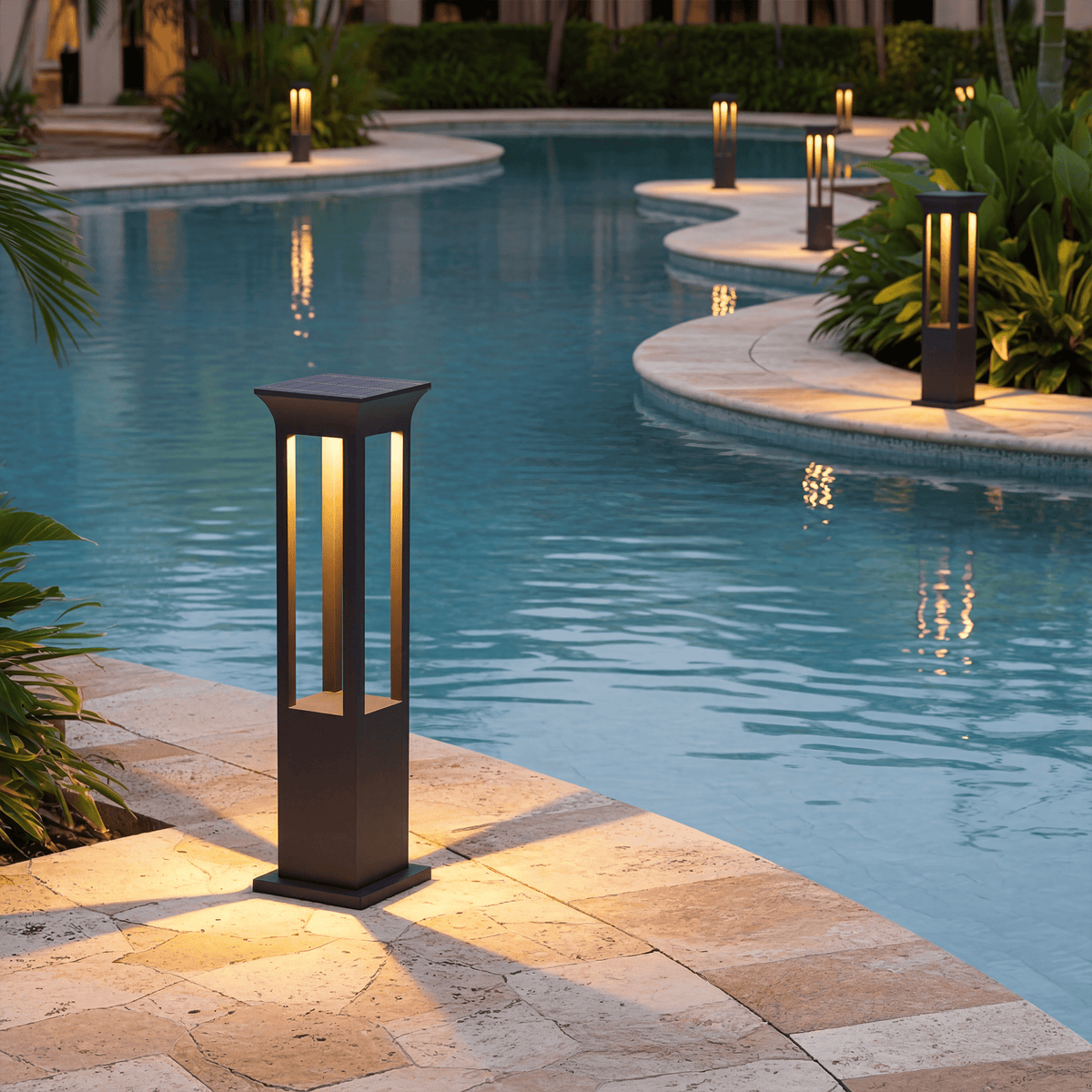 Nimbus Quad Solar Light — lifestyle