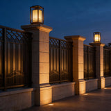 Cage Post Light (Outdoor Solar)