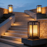 Cage Post Light (Outdoor Solar)