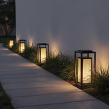 Cage Post Light (Outdoor Solar)