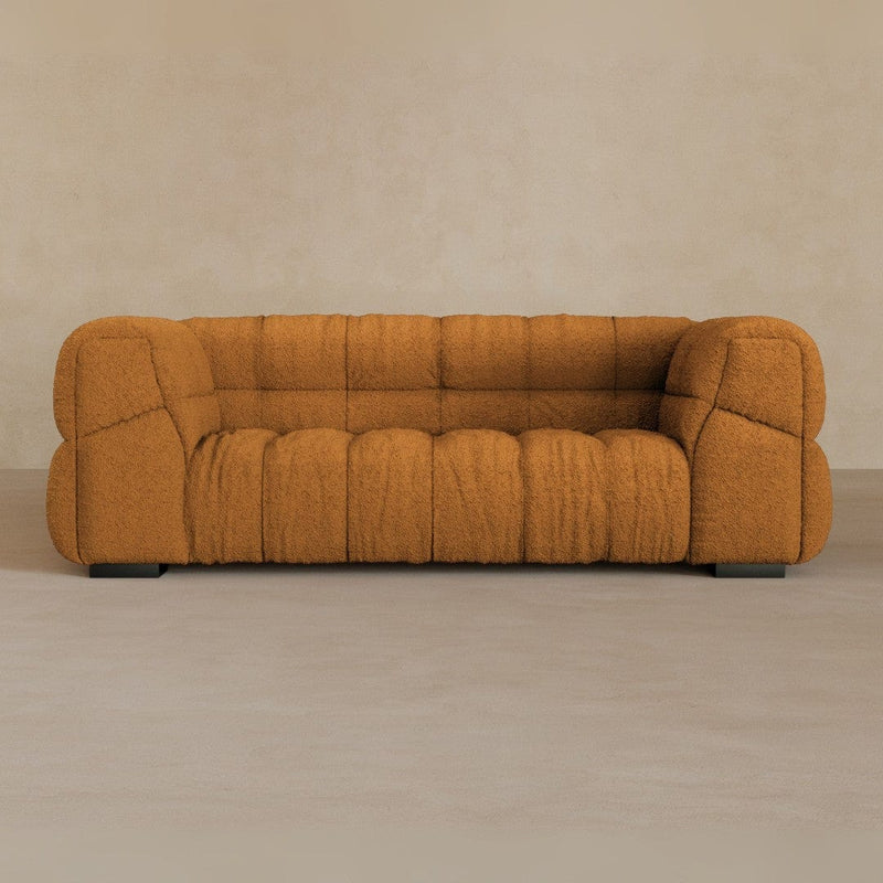 2 Seater 71 Inches-Boucle-Camel